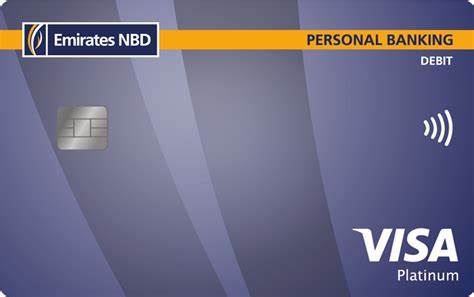 Emirates platinum VISA debit card